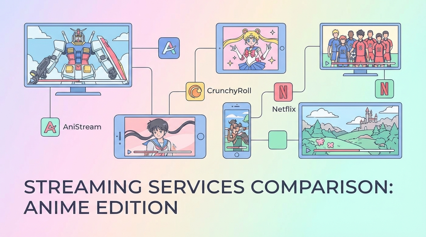 ウマ娘プリティーダービーの配信サービス一覧イメージ画像