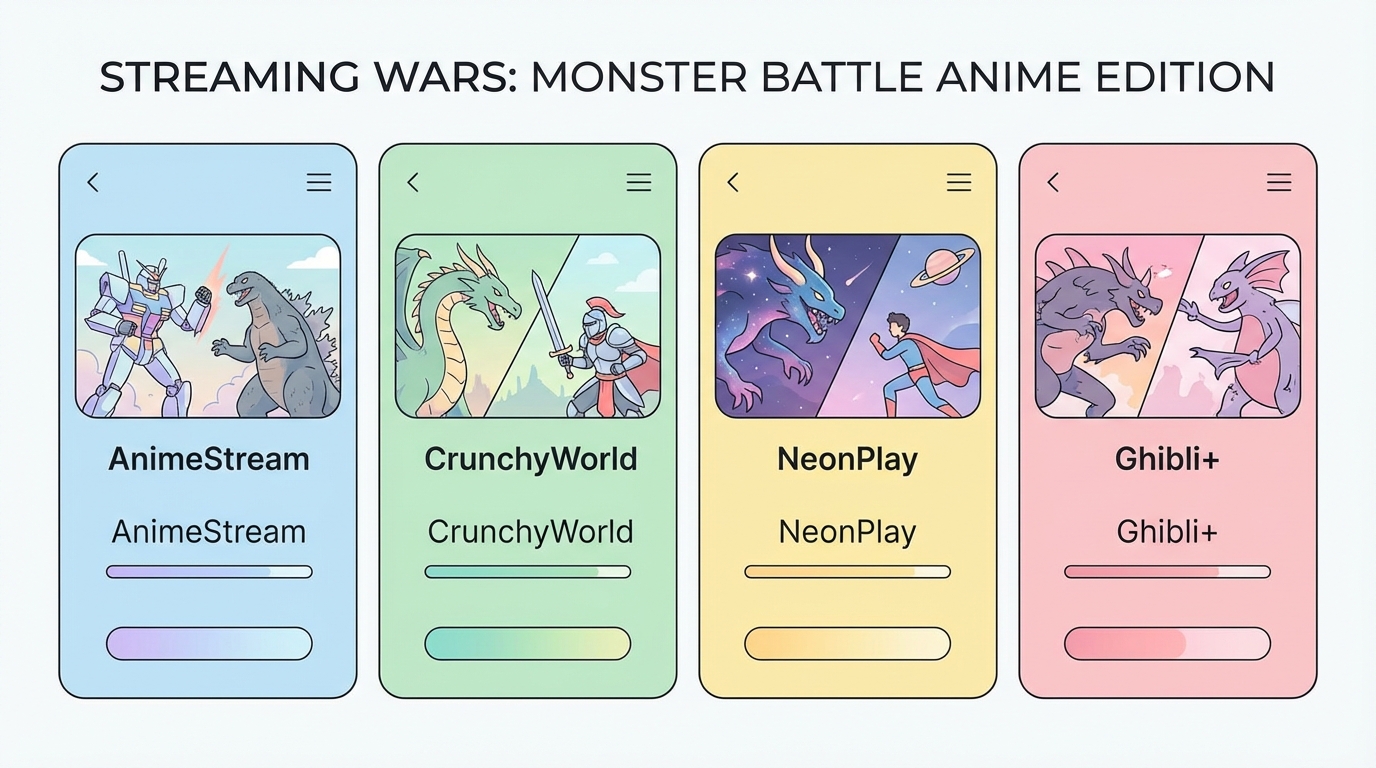 怪獣8号の配信サービス一覧のイメージ画像
