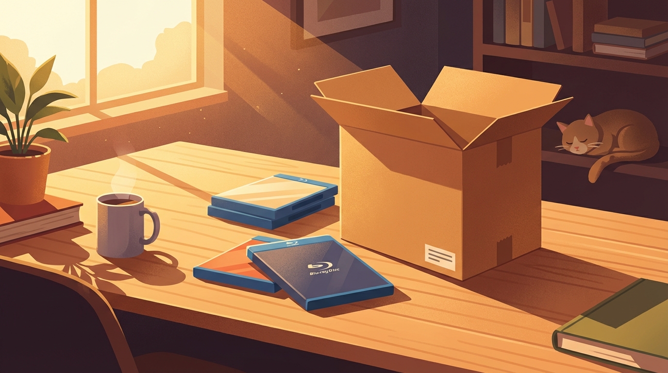 Blu-ray/DVDと宅配レンタルのイメージ画像