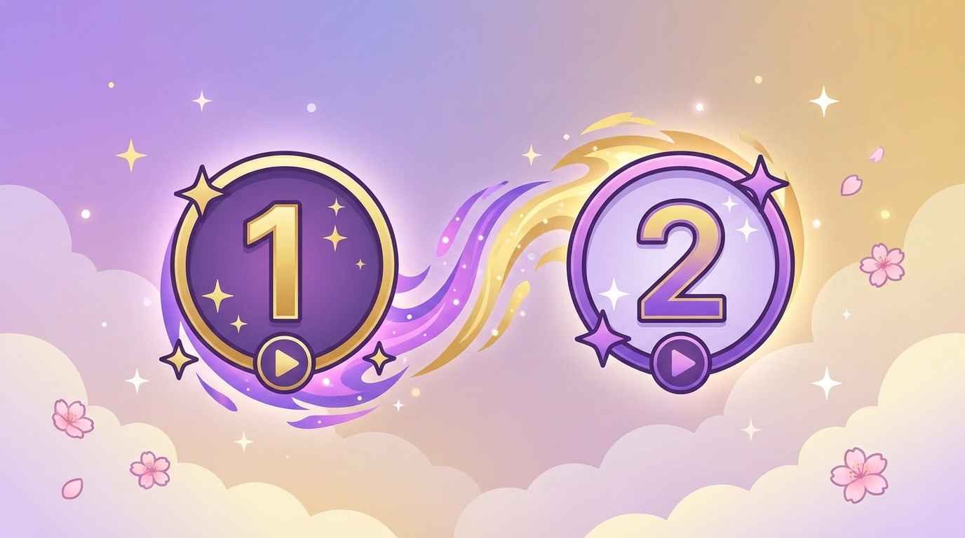 シーズン1とシーズン2の配信状況イメージ画像